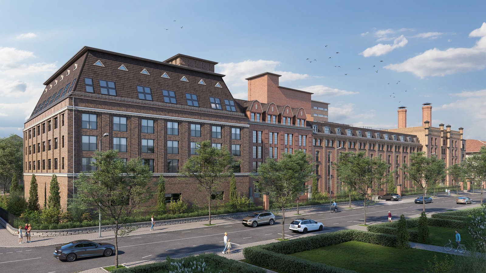 Malz Quartier architectural visualization by ARTMOUNT