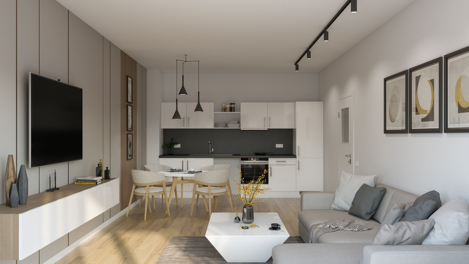 Malz Quartier architectural visualization by ARTMOUNT