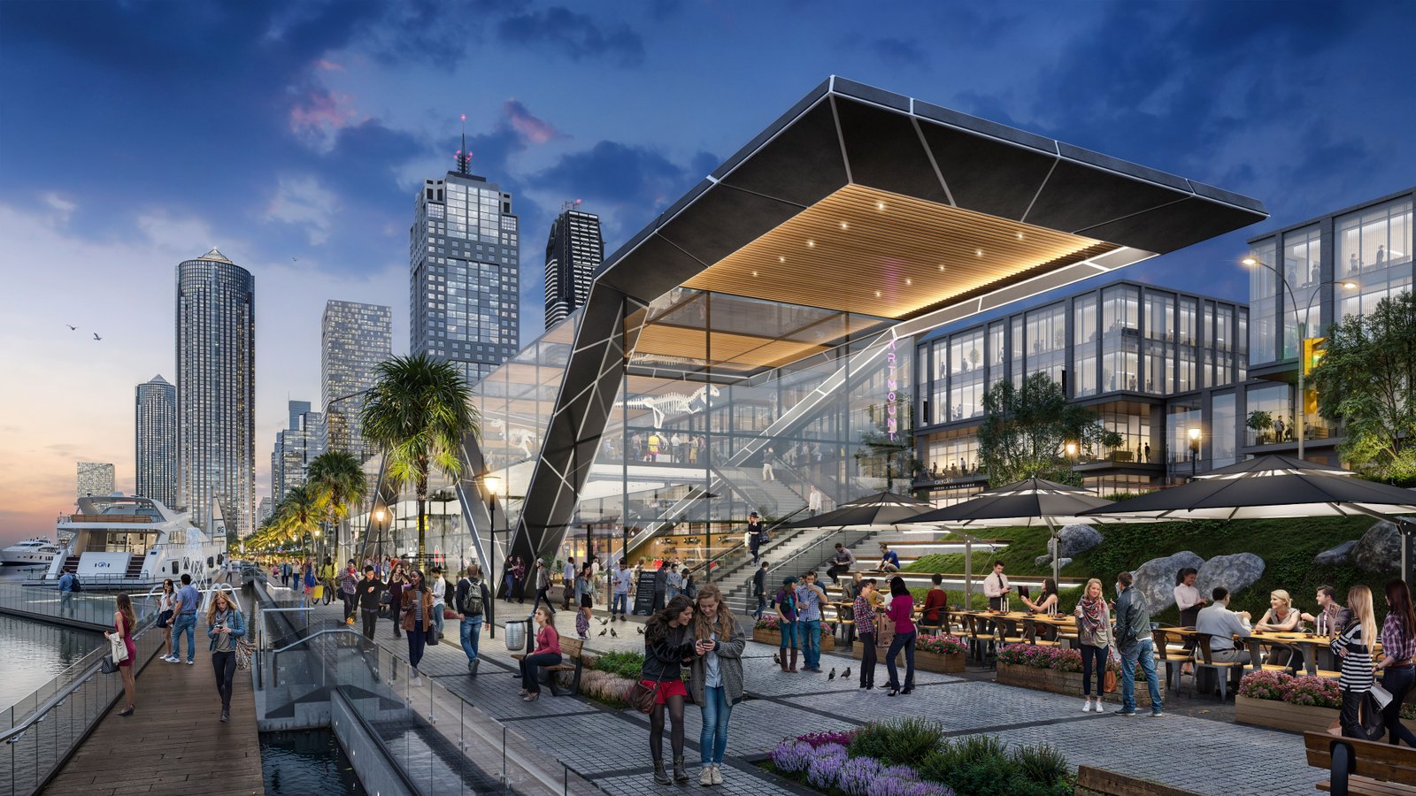 UNO Museum architectural visualization by ARTMOUNT