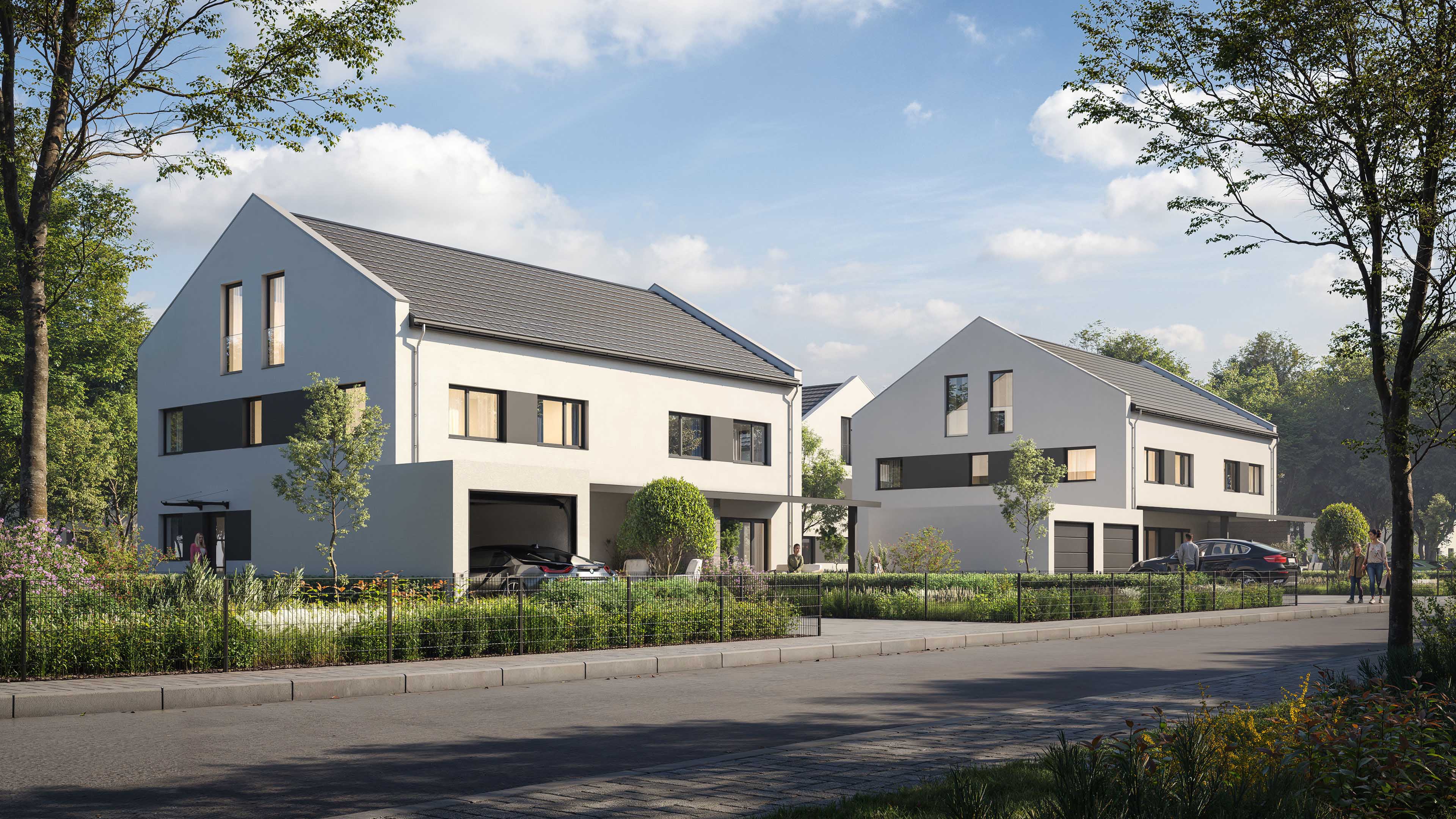 Mamming modern residential development in Germany